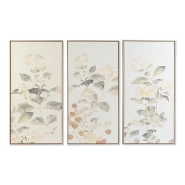 Kép virágos keretes hungarocell, vászon 60x4x120 cm színes 3 féle