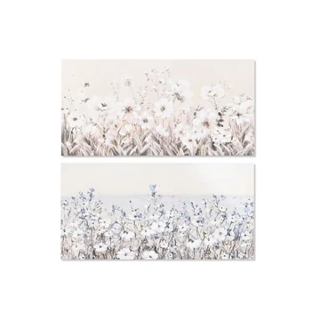Kép virágos vászon, fenyő 120x3,5x60 cm színes 2 féle