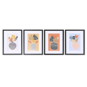 Kép virágtartó keretes hungarocell, fa 35x2x45 cm színes 4 féle