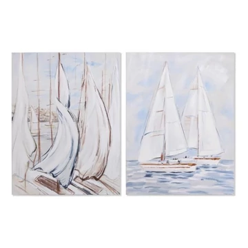 Kép vitorlás vászon, fenyő 90x3,5x120 cm színes 2 féle