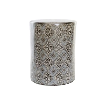 Kisasztal arab porcelán 32,5x32,5x42 cm bézs, kék
