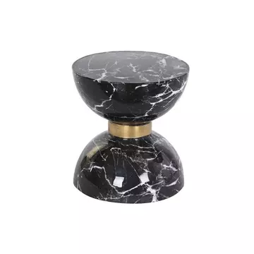 Kisasztal fém 33x33x35 cm fekete