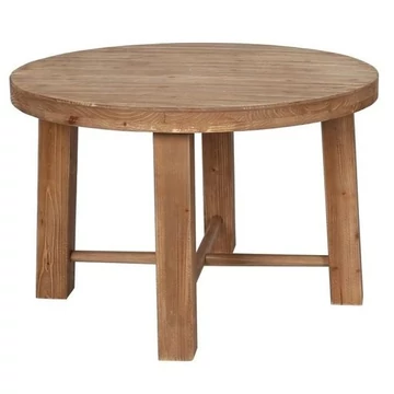 Kisasztal lucfenyő, mdf 80x80x53,5 cm barna
