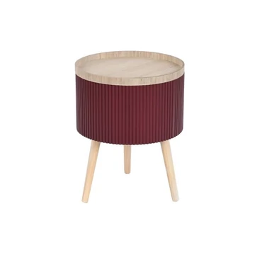 Kisasztal mdf 38,5x38,5x49 cm barna, gesztenye