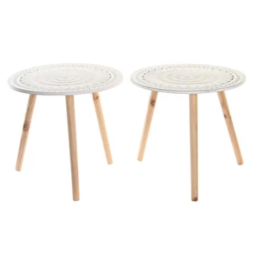 Kisasztal mdf, fenyő 47x47x45 cm színes 2 féle
