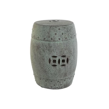 Kisasztal porcelán 33x33x47 cm zöld