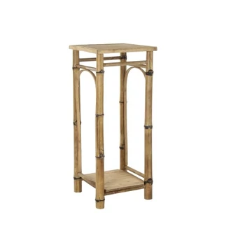 Kisasztal rattan 36x36x85 cm natúr