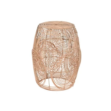 Kisasztal rattan 39x39x53 cm világosbarna