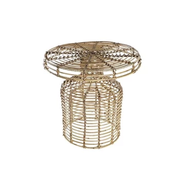 Kisasztal rattan 48x48x45 cm natúr
