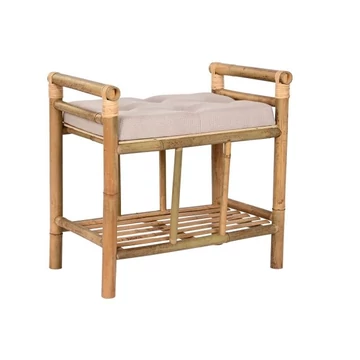 Kispad bambusz, pamut 55x36x54 cm barna, bézs