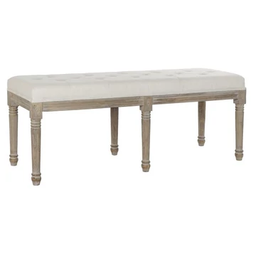 Kispad gumifa, vászon 122x41x46 cm bézs, natúr