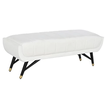 Kispad poliészter 120x40x42 cm fehér