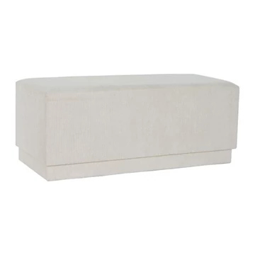Kispad poliészter, mdf 100x40x40 cm bézs