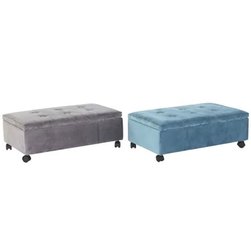 Kispad poliészter, nyárfa 70x39,5x24,5 cm sötétkék, szürke 2 féle