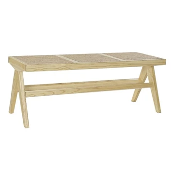 Kispad szilfa, rattan 118x42x46 cm natúr