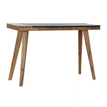 Konzol asztal akácfa 117x40x75,5 cm színes