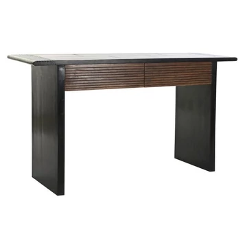 Konzol asztal akácfa 140x40x76 cm sötétbarna