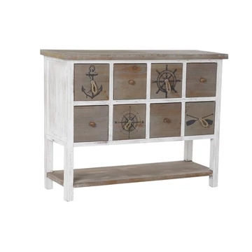 Konzol asztal lucfenyő 104x35x80,5 cm színes