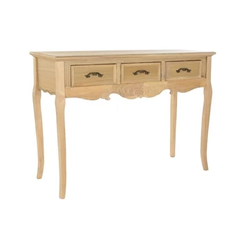 Konzol asztal lucfenyő, mdf 110x39,5x79 cm natúr