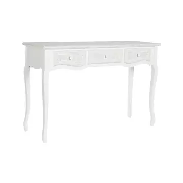 Konzol asztal mdf, fa 120x40x78,5 cm fehér