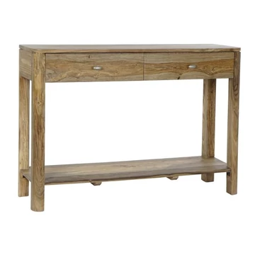 Konzol asztal rózsafa 110,5x32x76,5 cm barna