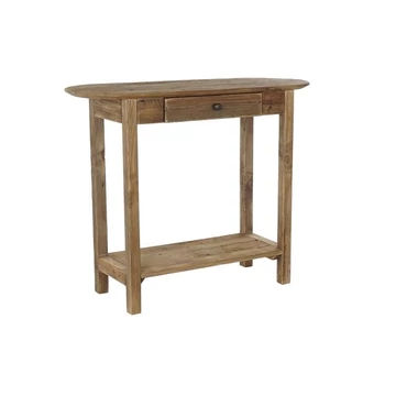 Konzol asztal újrahasznosított fa 95x35x76 cm natúr