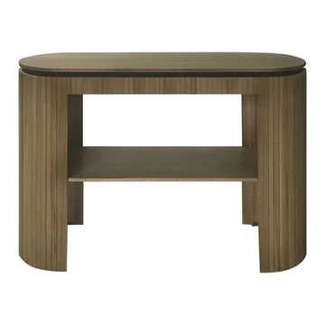 Konzol császárfa 120x39x88 cm natúr