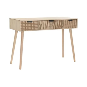 Konzol lucfenyő, mdf 110x40x77 cm barna