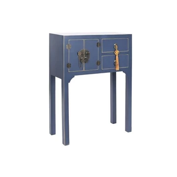 Konzol lucfenyő, mdf 63x26x83 cm kék, piros