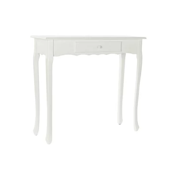 Konzol mdf 91x31,5x82 cm fehér