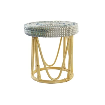 Lábtartó rattan, tengerifű 41x41x42 cm színes