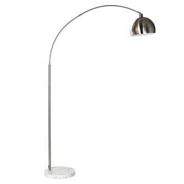 Lámpa álló matt fém 36x110x195 cm ezüst
