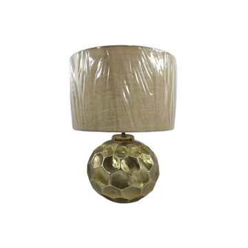 Lámpa asztali alumínium 52x52x64 cm bronz