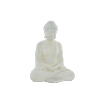 Lámpa asztali Buddha matt üvegszál 25x17x31 cm fehér