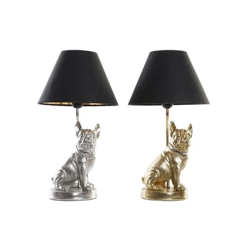 Lámpa asztali bulldog poly, poliészter 26x26x46 cm színes 2 féle