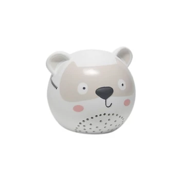 Lámpa asztali LED-es cica porcelán 16x15x14 cm fehér