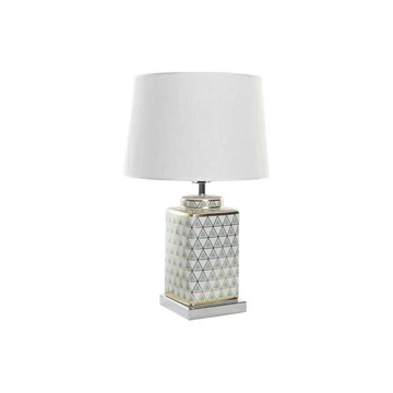 Lámpa asztali mozaikos porcelán, poliészter 35x35x57 cm színes