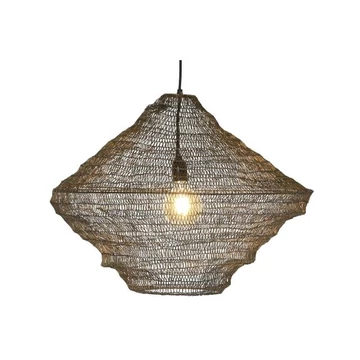 Lámpa mennyezeti fém 61x61x52 cm réz