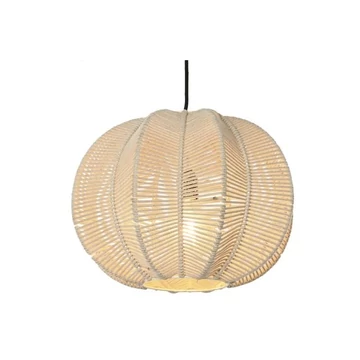 Lámpa mennyezeti pamut 60x60x35 cm bézs