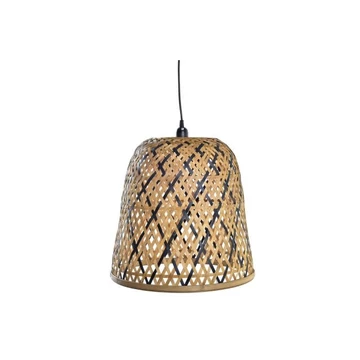 Lámpa mennyezeti rattan 41x41x39 cm barna, fekete