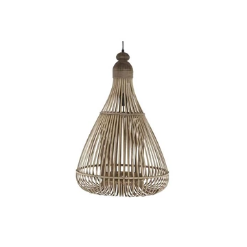 Lámpa mennyezeti rattan 44x44x75 cm barna