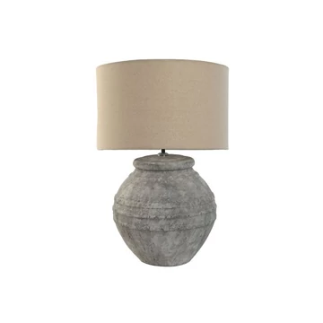 Lámpatest asztali cement 31x31x39 cm szürke