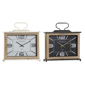 Óraasztali fém, mdf 28x8x29,5 cm fehér, fekete 2 féle