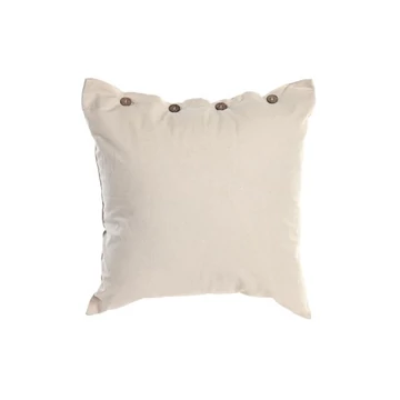 Párna gombok vászon, pamut 45x10x45 cm bézs