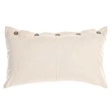 Párna gombok vászon, pamut 50x10x30 cm bézs