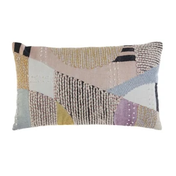 Párna hímzett pamut 50x15x30 cm színes