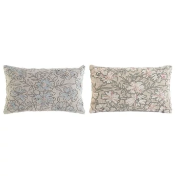 Párna hímzett pamut 50x15x30 cm színes 2 féle