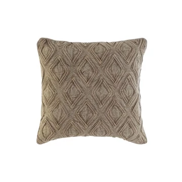 Párna hímzett pamut 50x15x50 cm bézs