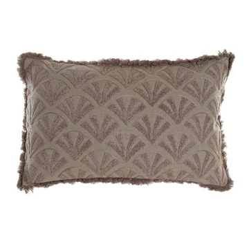 Párna legyező pamut 60x15x40 cm barna