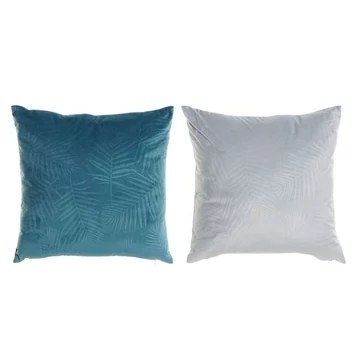 Párna leveles poliészter 45x10x45 cm zöld, kék 2 féle